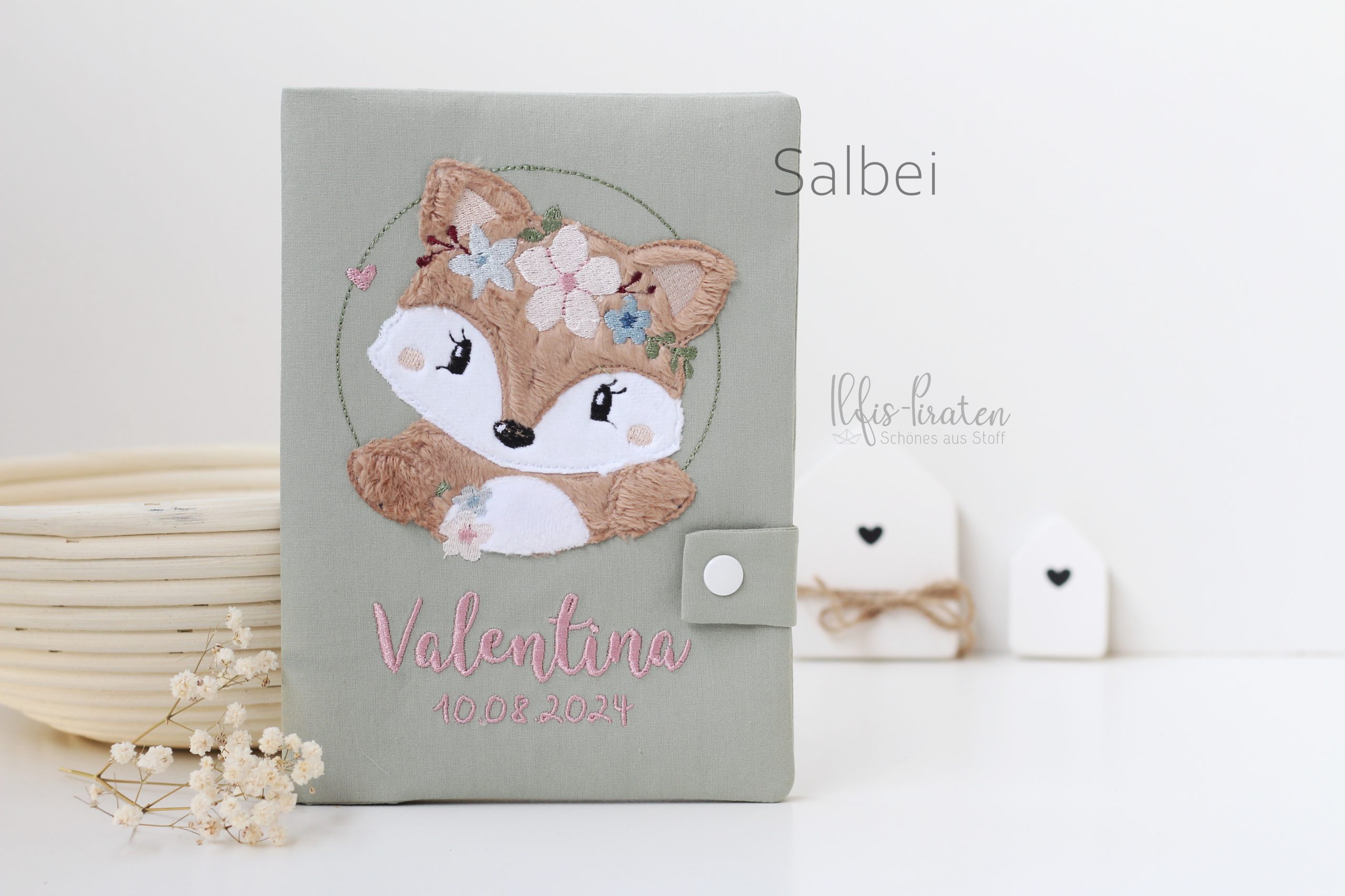 Gesundheitsheft Hülle bohofuchs Design für Mädchen