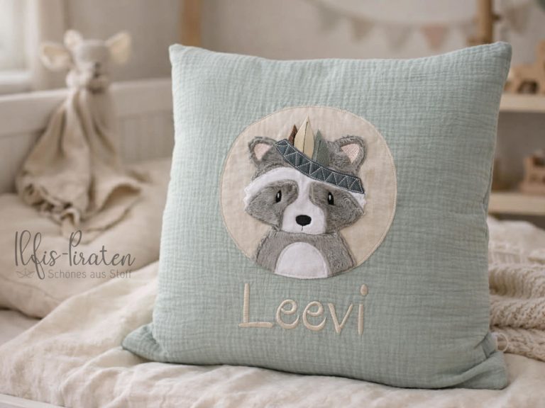 Kissen aus Musselin 40×40 cm