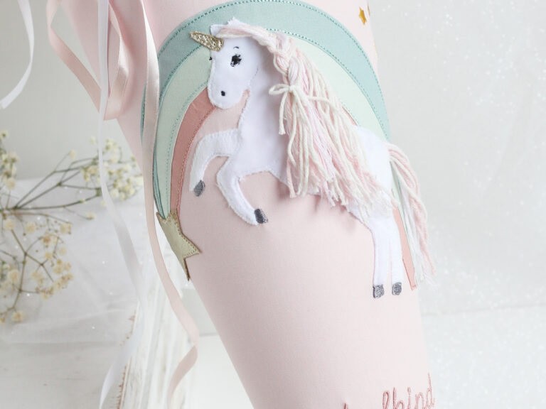 Schultüte Regenbogen-Einhorn