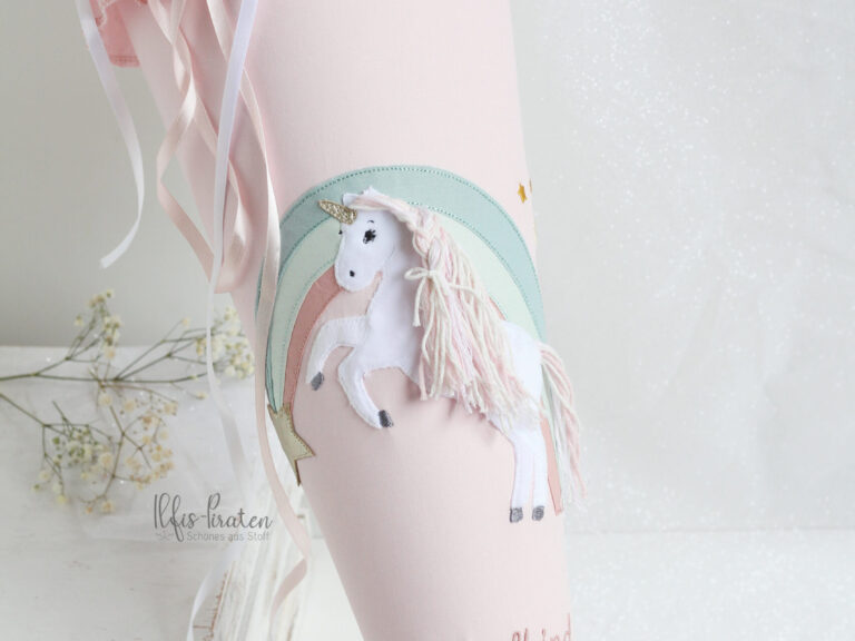 Schultüte Regenbogen-Einhorn