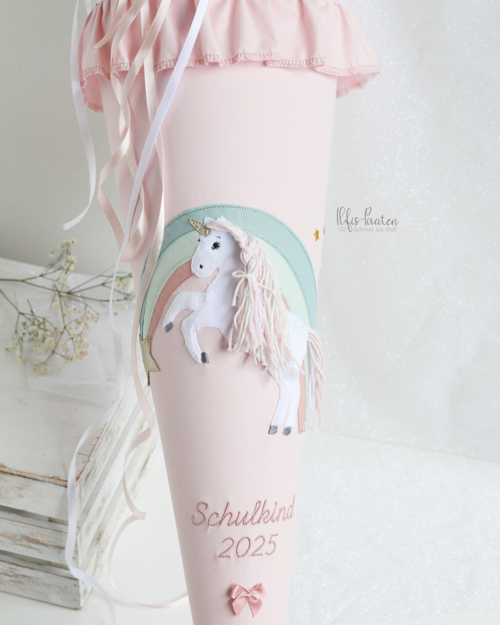 Schultüte Einhorn rosa