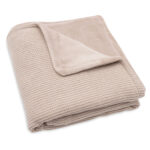 Warme Babydecke personalisierbar - Altrosa