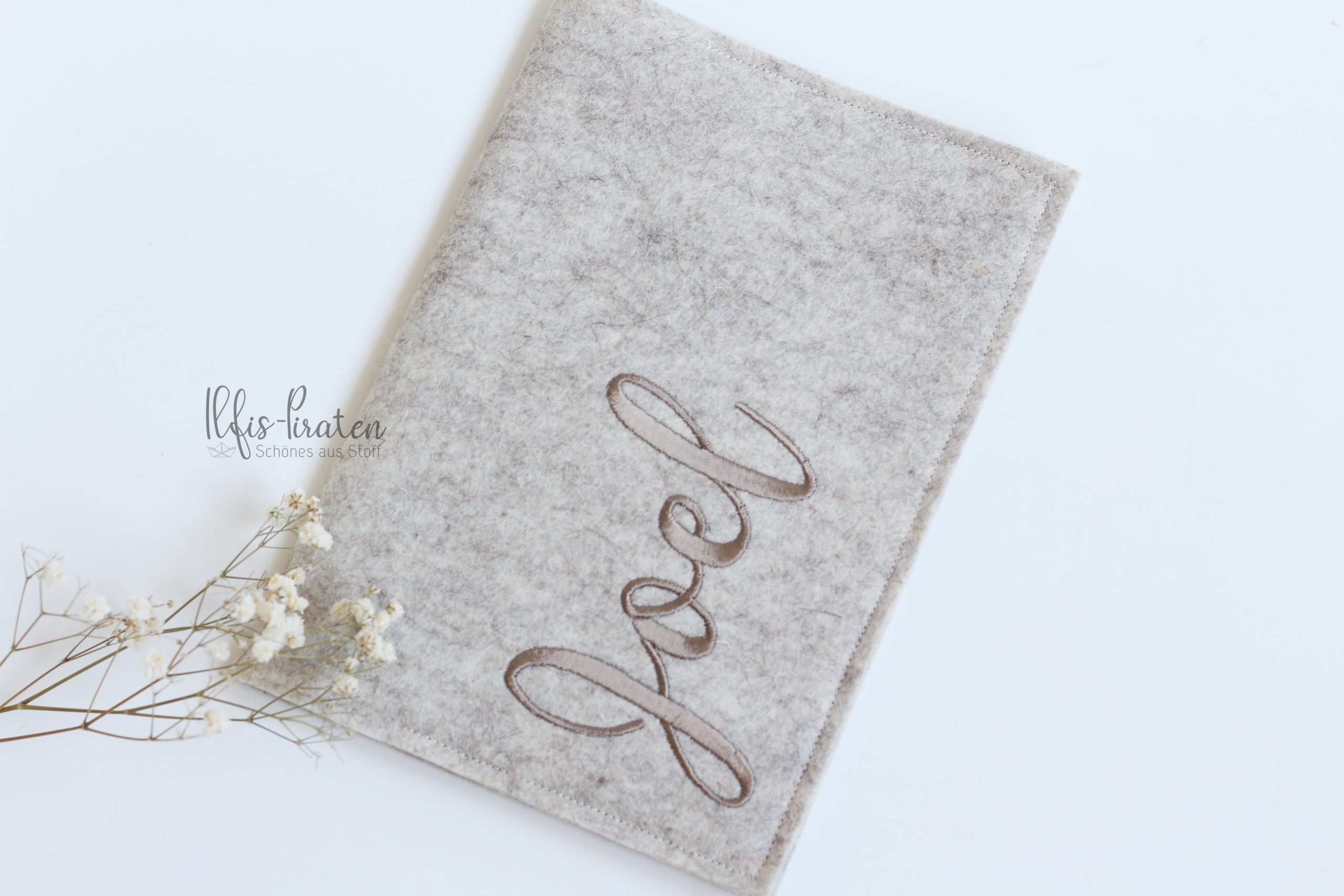 Filzhülle Gesundheitsheft Name Gesundheitshefthülle Hülle Gesundheitsheft